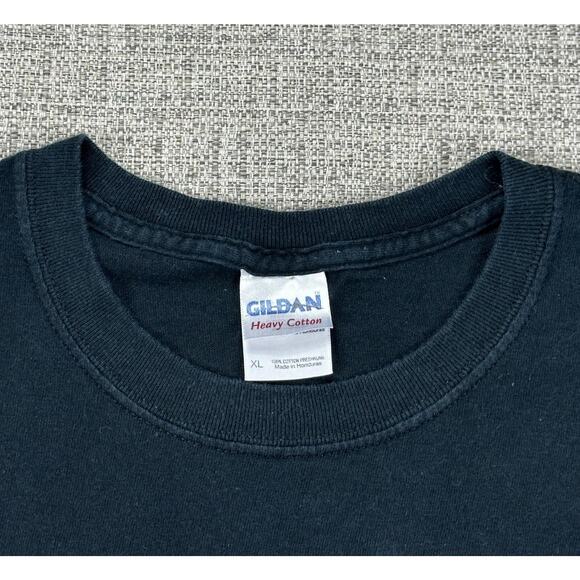 Vintage Sleepless in Seattle Shirt Mens XL Black Movie Skyline Shirt Y2K Gildan - Picture 4 of 10